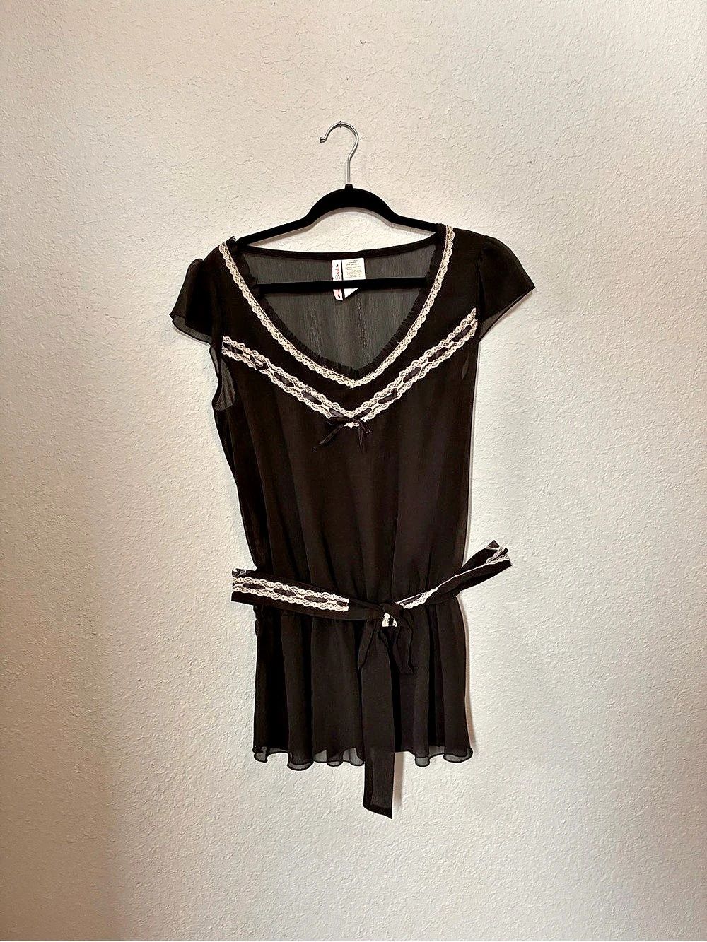 Heart Soul Black Mini Dress Size Large